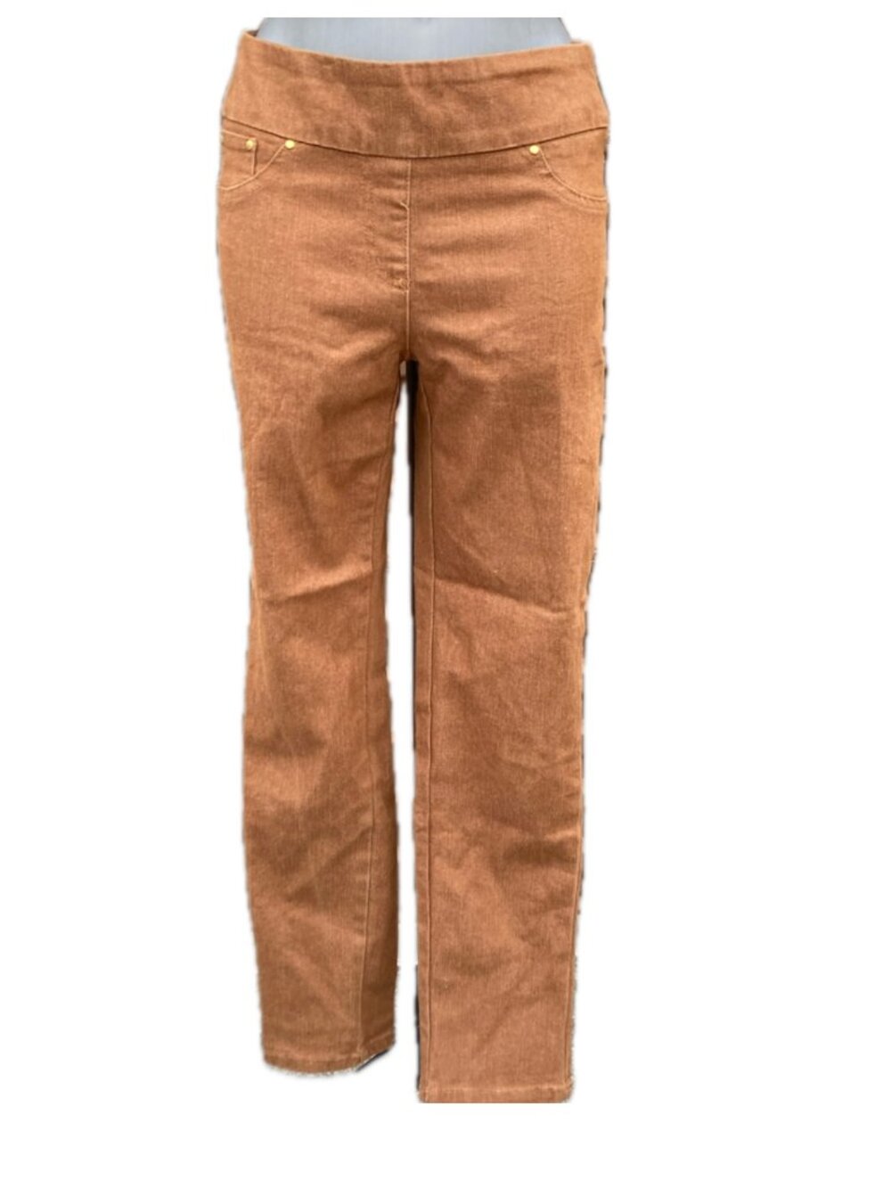 Ruby Road Pull On Petite Tan Brown Pants 4P